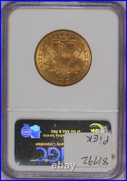 1903-O Gold Liberty Head $10 NGC MS61. Very scarce