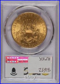 1904 Gold Liberty Head $20 PCGS MS63