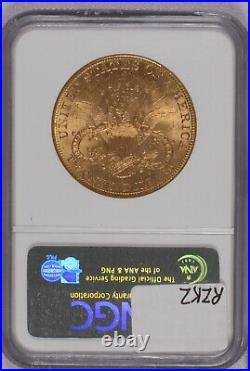 1906-S Gold Double Eagle Liberty Head $20 NGC MS62