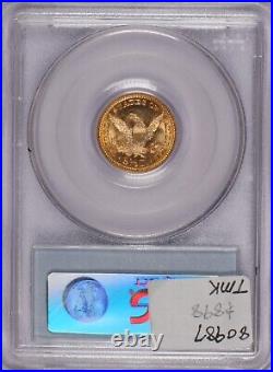 1907 Gold Liberty Head $2.50 PCGS MS65