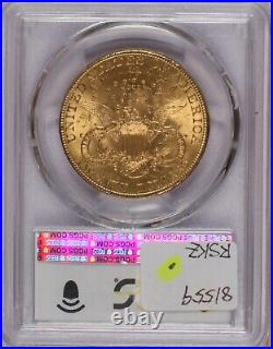 1907 Gold Liberty Head Double Eagle $20 PCGS MS64. Better Date