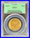 1932 American Gold Eagle $10 Indian MS62 PCGS OG Green Slab Beautiful Pre33 Coin