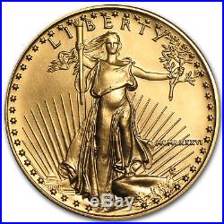 1986 1/2 oz Gold American Eagle BU (MCMLXXXVI) SKU #6459