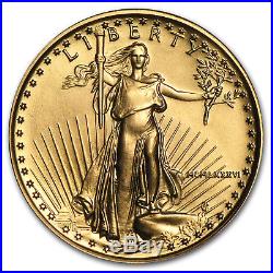1986 1/4 oz Gold American Eagle BU (MCMLXXXVI) SKU #4705