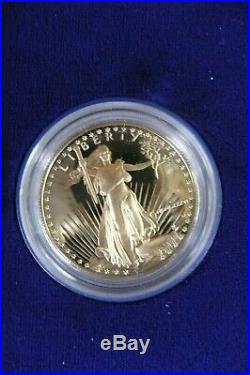 1986 1 Oz. Gold American Eagle Proof Bullion Coin with Box & CoA