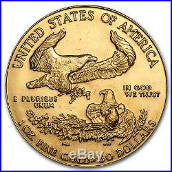 1986 1 oz Gold American Eagle BU (MCMLXXXVI) SKU #7668