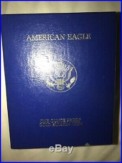 1986 $50 American Eagle W Gold 1 Ounce Proof Coin In Box With Coa