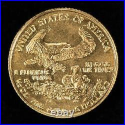 1986 G$5 1/10 oz Gold American Eagle Coin Low Mintage SKU-G1141