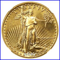 1986 Gold Eagle $25 NGC MS70 1/2 oz Gold American Gold Eagle AGE