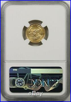 1986 Gold Eagle $5 NGC MS 69 Tenth-Ounce 1/10 oz Fine Gold