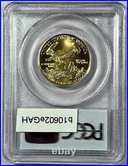 1986 PCGS MS69 25 Dollars 1/2-ounce American Gold Eagle-First Year of Issue