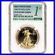 1986-W American Gold Eagle Proof 1 oz $50 NGC PF69 UCAM First Year Issue Label