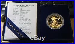 1986-W US MintAMERICAN GOLD PROOF EAGLE1ST YEAR$50 GOLD PROOF With COA