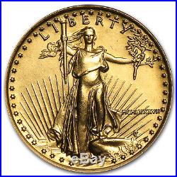 1987 1/4 oz Gold American Eagle BU (MCMLXXXVII) SKU #4706