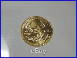 1987 1 oz gold American eagle coin bullion BU
