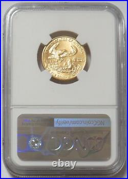 1987 Gold American Eagle $10 Coin 1/4 Oz Ngc Mint State 69