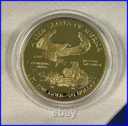 1987-W $50 1 oz American Gold Eagle Proof Coin SKU-G1424