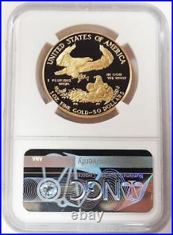 1987 W Gold $50 American Eagle 1 Oz Proof Coin Ngc Pf 70 Uc