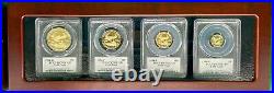 1988 American Gold Eagle Proof 4-Coin Year Set PCGS PR70 Saint Gaudens Signed