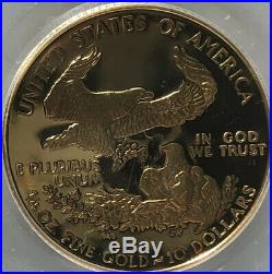 1988-P $10 GOLD EAGLE 1/4 Oz. PCGS PR70DCAM1st Year Proof! Low Mintage
