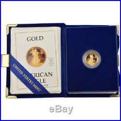 1988-P American Gold Eagle Proof (1/10 oz) $5 in OGP