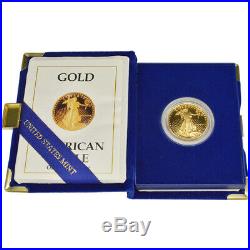 1988-P American Gold Eagle Proof (1/2 oz) $25 in OGP