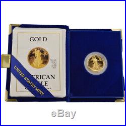 1988-P American Gold Eagle Proof (1/4 oz) $10 in OGP
