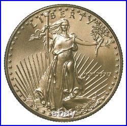 1989 $10 American Gold Eagle 1/4 Oz Gold 6381