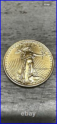 1989 $5 GOLD AMERICAN EAGLE UNCIRCULATED 1/10th ozt, LOW MINTAGE BETTER DATE