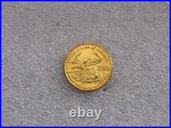 1989 American Eagle 1/10 Troy Oz Gold Coin $5 Dollars Liberty BU