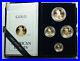 1989 American Eagle Gold Proof 4 Coin Set AGE in Box with COA