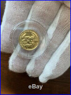 1989 American Gold Eagle 1/10 oz $5 coin Rare Roman Numeral FREE SHIPPING