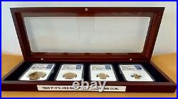 1989 American Gold Eagle Proof 4-Coin Year Set NGC PF70 Ed Moy