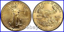 1989 Gold Eagle 1 Oz $50 PCGS MS69 Key Date Low Mintage American Gold Eagle AGE