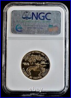 1990 1/2oz $25 Gold Eagle NGC MS69
