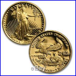 1990 4-Coin Proof Gold American Eagle Set (withBox & COA) SKU #4892