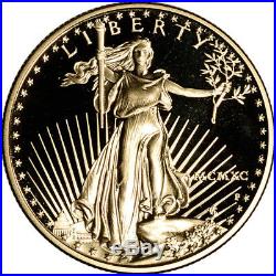 1990-P American Gold Eagle Proof 1/2 oz $25 in OGP