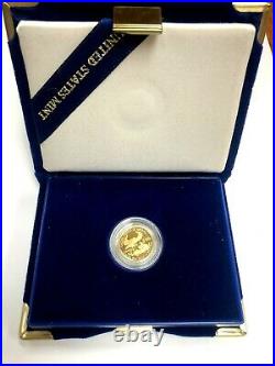 1990 US American Eagle Gold 5$ 1/10 oz Gold