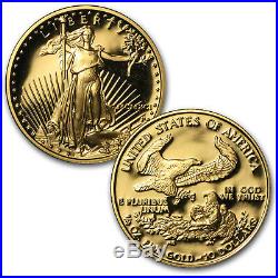 1991 4-Coin Proof Gold American Eagle Set (withBox & COA) SKU #4893