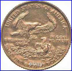 1991 $5 American Gold Eagle 1/10 Oz. 999 Fine Gold 0146