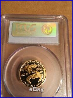 1991 P $10 PCGS PR69 DCAM EAGLE 1/4 OZ. FINE GOLD Cased/Excellent Cond