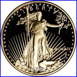 1991-P American Gold Eagle Proof 1/2 oz $25 in OGP