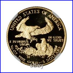 1992-P American Gold Eagle Proof 1/10 oz $5 NGC PF70 UCAM