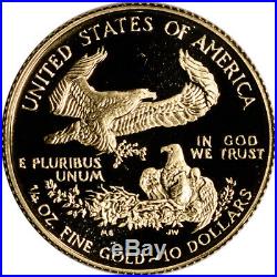 1992-P American Gold Eagle Proof (1/4 oz) $10 in OGP