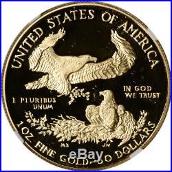 1992-W American Gold Eagle Proof 1 oz $50 NGC PF69 UCAM