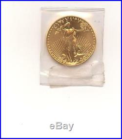 1993 $50 AMERICAN EAGLE COIN 1 OUNCE FINE GOLD Uncirculated 1oz bullion