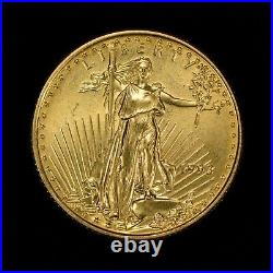 1993 G$10 1/4 oz Gold American Eagle Better Date Coin Low Mintage G1050