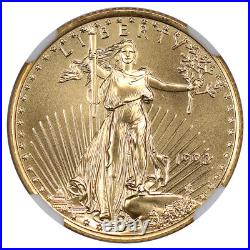 1993 Gold Eagle $10 NGC MS69 Better Date American Gold Eagle AGE