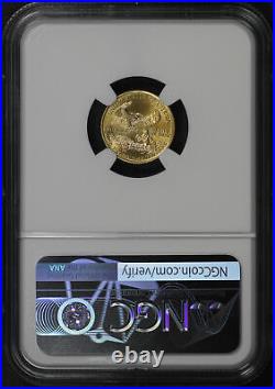 1994 $5 American Gold Eagle 1/10 oz NGC MS-69