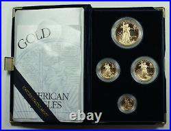 1994 American Eagle Gold Proof 4 Coin Set AGE in US Mint Box with COA